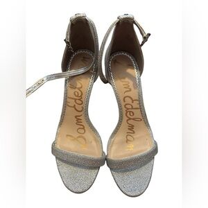 Sam Edelman Glittering Silver Heels